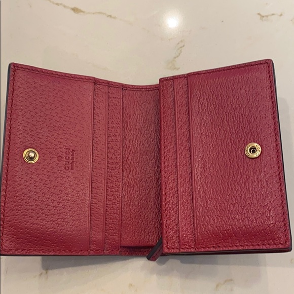 Gucci Card Case Wallet with bumble bee - Picture 4 of 8